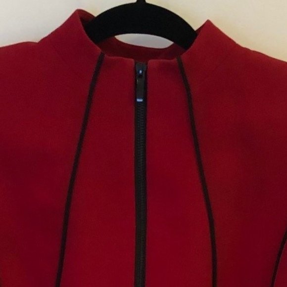 Kasper Women's Red Blazer/Jacket (Size 6) - Like New - Picture 3 of 3